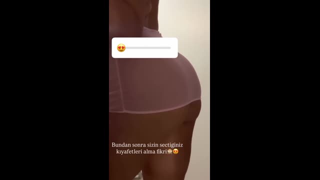 Elif Karaaslan İfşa — Seffaf Kiyafet Kalça Domalma